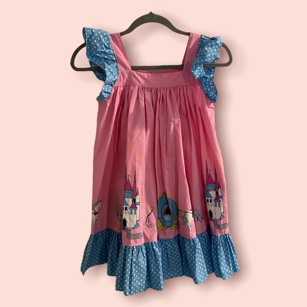 Eleanor Rose Cinderella Disney Castle Dress Size 8-10